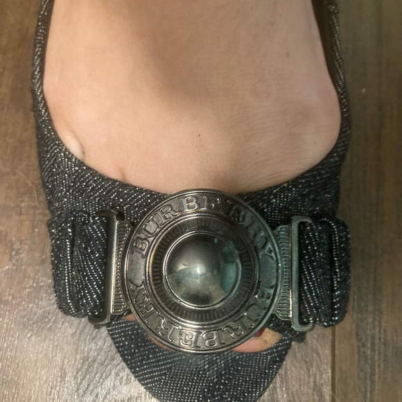 Burberry peep toe flats sz - Picture 6 of 14